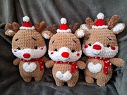 Renifer na szydełku 