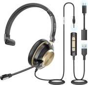 Wantek 881F zestaw słuchawkowy mono z mikrofonem