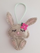 OZDOBA ŚWIĄTECZNA WIELKANOC"ZAJĄCZEK" FILC HAND MADE