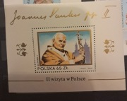 Znaczki kolekcjonerskie - II wizyta w Polsce JPII