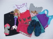 MODNY MARKOWY KOMPLET 5 - 7 lat/ 110 - 120  ORAZ   GRATISY