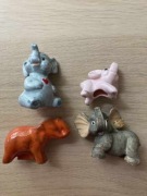 Figurka słonik słoń do kolekcji - 4 szt.