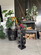 Geometryczny metalowy stojak na parasole 
