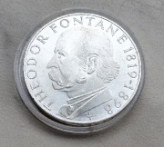 Niemcy 5 Marek 1969 r K. Fontane srebro 