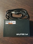 Splitter HDMI 1 x 4  4K 2K 3D FullHD Rozdzielacz 1x4