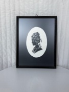 Haft w ramce vintage