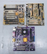 Złom komputerowy płyty główne slot1 socket7 socket462