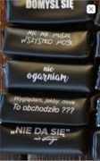 Piórnik tuba z napisami EKO skóra, Pajacyk