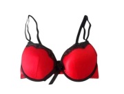 Nowy czerwony stanik biustonosz Weiyesi 70B push up bielizna damska