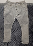 Damskie spodnie joggery szare r.S/M