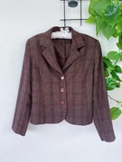 Brązowa damska marynarka