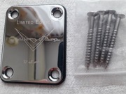 Neck plate, płytka, płyta do przykręcania gryfu gitary