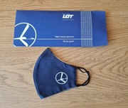 PLL LOT / MASECZKA OCHRONNA / BAWEŁNA / GRANAT