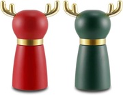 Świateczne drewniane młynki do soli i pieprzu kształt jelenia