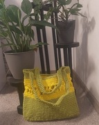 Letnie torby/torebki  robione na szydełku ze sznurka bawełnianego