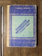 Słowniczek ortograficzny Jodłowski Taszycki PRL vintage