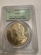 USA 1 dolar 1882 r CC  MS62
