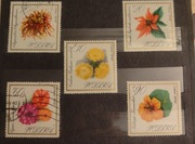 Znaczki pocztowe z motywami kwiatowymi