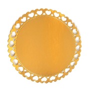 Scrapki Papierowe - Serwetka Serca duża złota.