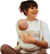 Hoppediz Tkana chusta do noszenia niemowląt od urodzenia Kair 5,40 x 0,70 m