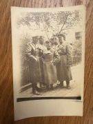 Zdjęcie dowódców Armii Czerwonej w czapce, płaszczu i goglach (1862)  