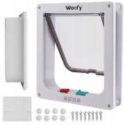 Drzwiczki wahadłowe dla psa WOOFY rozmiar L