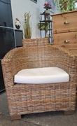 Fotel kubełkowy rattanowy transport Szczecin 