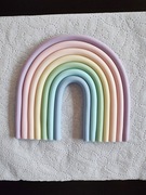 Duża tęcza z masy cukrowej na tort 15 cm