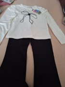 Dziewczęcy kompletz długim rękawem