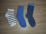 Komplet 3 par skarpetek bawełnianych r. 28/30