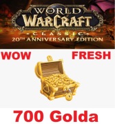 WOW SPINESHATTER GOLD 700 GOLDA ZŁOTA ZŁOTO FRESH EDYCJA WORLD OF WARCRAFT
