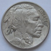 USA 5 centów 1920 - bizon / indianin
