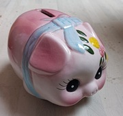 Świnka skarbonka porcelana