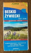 Beskid Żywiecki - mapa turystyczna 1:50000 z roku 2011 Compass