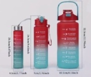 ZESTAW BUTELEK 3 POJEMNOŚCI bidon bidony