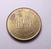 Hong Kong 10 cents 1997