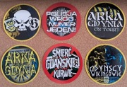 Vlepki ARKA GDYNIA, Cracovia, Lech, KSZO, Gryf Wej, Gwardia Kosz # 92
