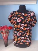 Bluzka w kwiaty AMISU rozm. XS – Stan Idealny! Floral Print Okazja