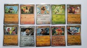 Pokemon TCG ZESTAW 10 KART HOLO / REVERSE + Celebi Stellar Crown