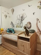 Łóżeczko niemowlęce kombi Mia Sonoma 3w1 + materac