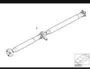 Wał napędowy BMW E46 316 318 M43 162cm