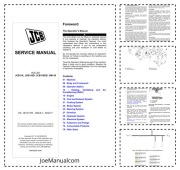 JCB 116 116D 116DD VM116 Service Manual Instrukcja serwisowa  9813/7700