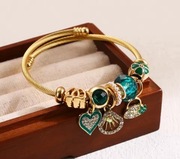 Śliczna bransoletka w stylu pandora charms ## Nowa ##+