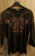Orientalny wzór eleganckie bluzki dla damy