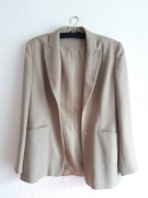 Jak nowa beżowa nude marynarka Dunnes Stores L 40 modna casual vintage