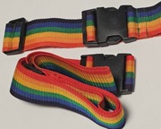 DUŻE pasy mocujące bagaż w kolorach tęczy - 2 szt.