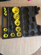 Zestaw otwornic GEKO bimetal do metalu i drewna 17 el. plastic box