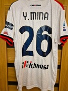 Koszulka meczowa matchworn Cagliari - Empoli Yerry Mina