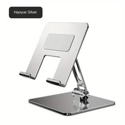 360-Degree Rotating Tablet Stand: All-Metal Carbon Steel for iPad