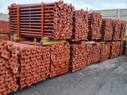 Podpory stropowe stemple płyta topolowa sklejka szalunkowa Głowice